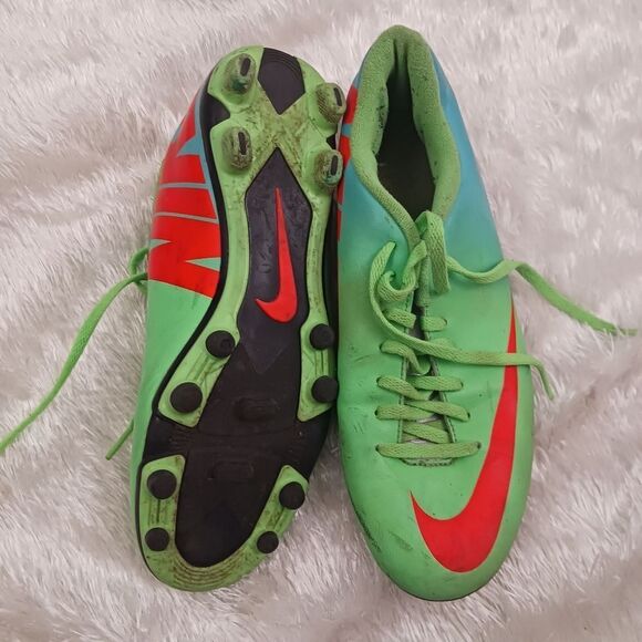 Nike Mercurial Vortex FG Green/Blue size 8 - Picture 5 of 5
